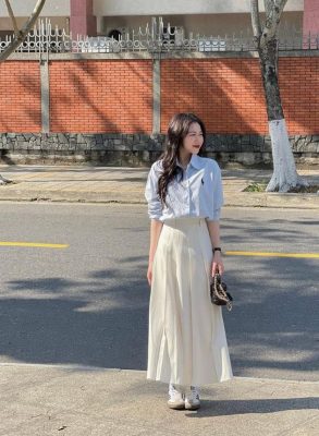 Váy nữ đẹp phong cách Hàn