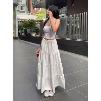 Chân váy 3 tầng dài mặc với áo gì? 2025 5 chân váy 3 tầng dài mặc với áo gì