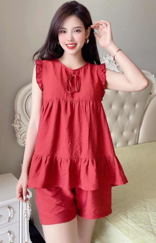 Set Váy Ở Nhà Đẹp – Xu Hướng Thời Trang Thoải Mái Và Thanh Lịch Cho Phái Đẹp 1 set vay o nha dep