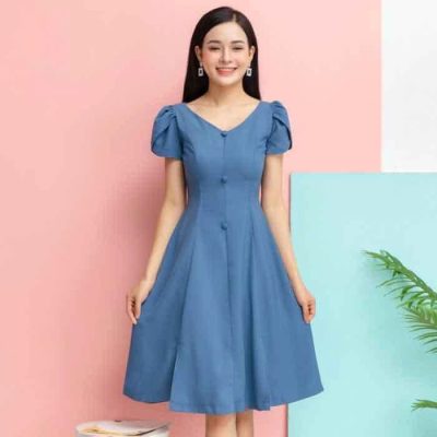 đầm suông chữ A